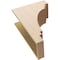 Ekena Millwork 11"W x 22"D x 33"H Classic Pescadero Rough Cedar Woodgrain TimberThane Corbel, Primed Tan CORUR11X22X33PECRCPR - alternate 4